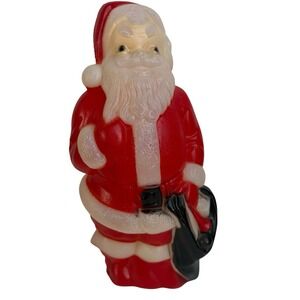 Vintage Empire Blow Mold Santa Claus 13" Tabletop Figure Christmas 1968 NO LIGHT